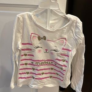 T-shirt for 2-years old,color -white,girl